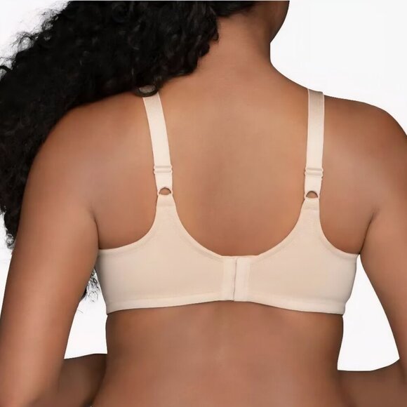 Vanity Fair Full Figure Comfortable Back Smoother Beige Bra 44DD - Picture 2 of 3